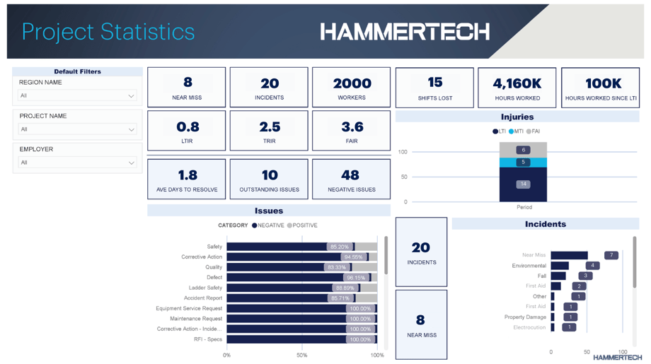 Project Statistics - Mock Data